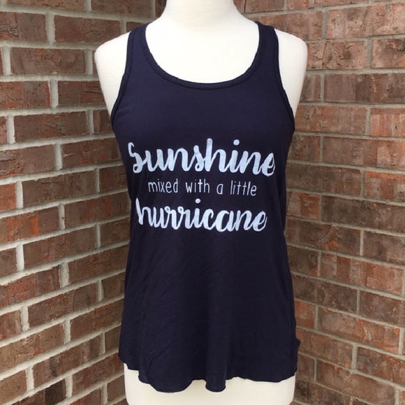 Boutique Tops - ▫️SOLD OUT▫️Sunshine/Hurricane Statement Tank